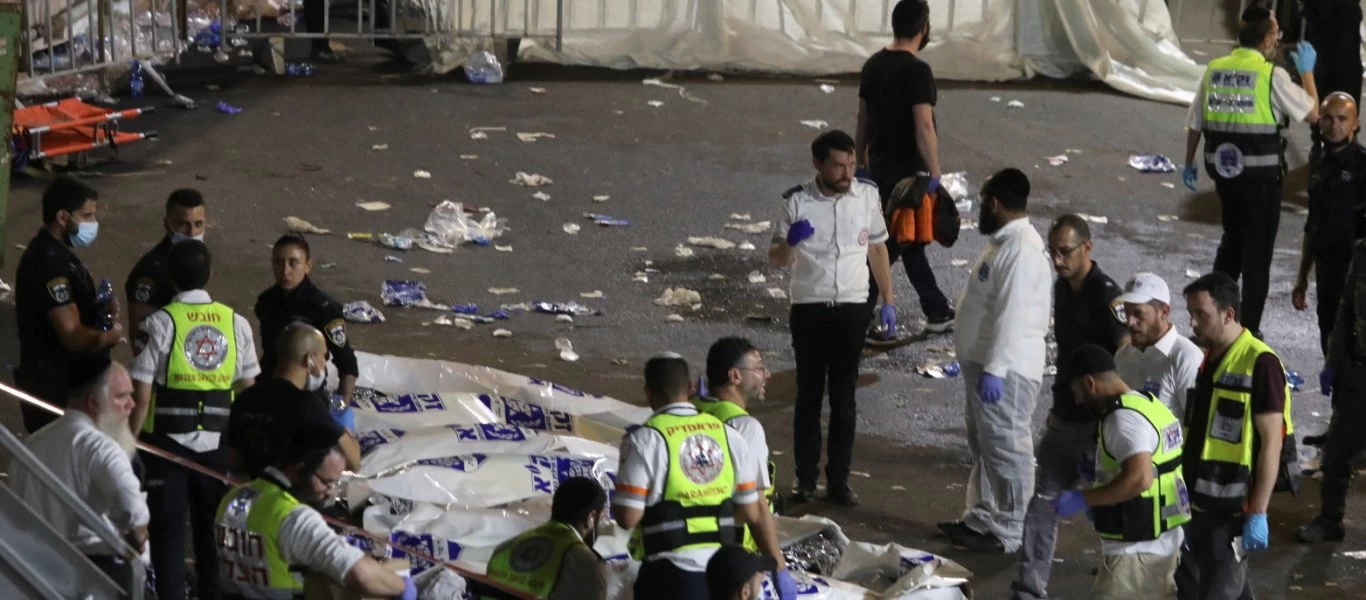 Ισραήλ: Δύο νεκροί και πάνω από 100 τραυματίες ο απολογισμός της κατάρρευσης εξέδρας (φωτο)